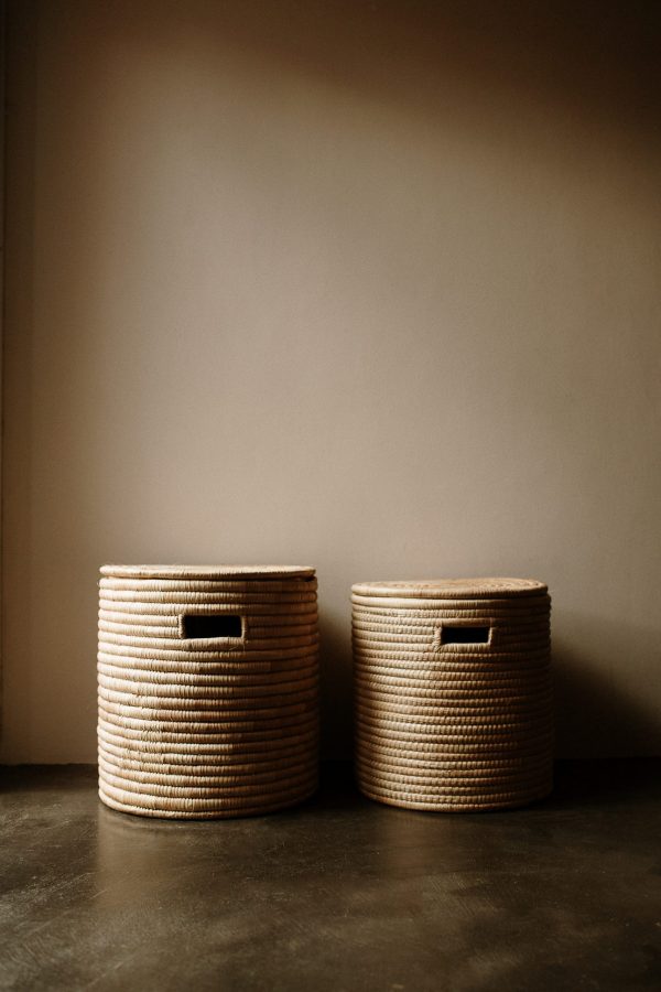 Malawian Storage Basket With Lid - Shopfox