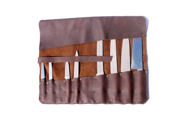 Major John Leather Knife Roll-up Bag no 2 - Shopfox
