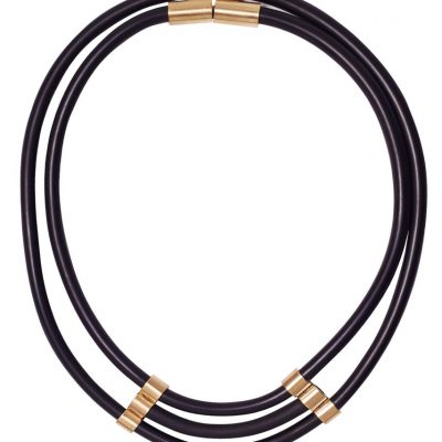 iloni - brass necklace ripple - Shopfox