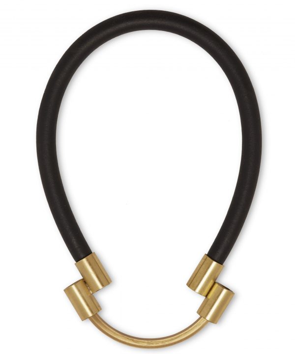 iloni jewellery - double original neckpiece - black - Shopfox