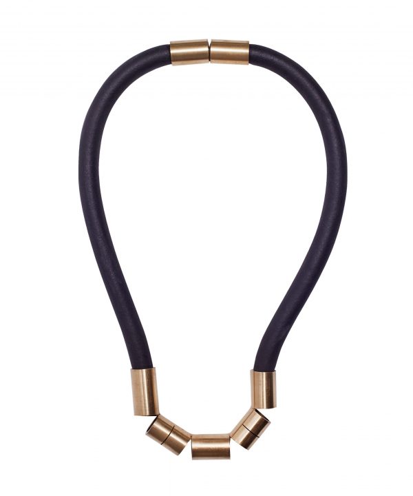 iloni Jewellery - Split neckpiece - black - Shopfox