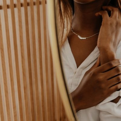 Maiden Stone - Chevron Step Necklace - Shopfox