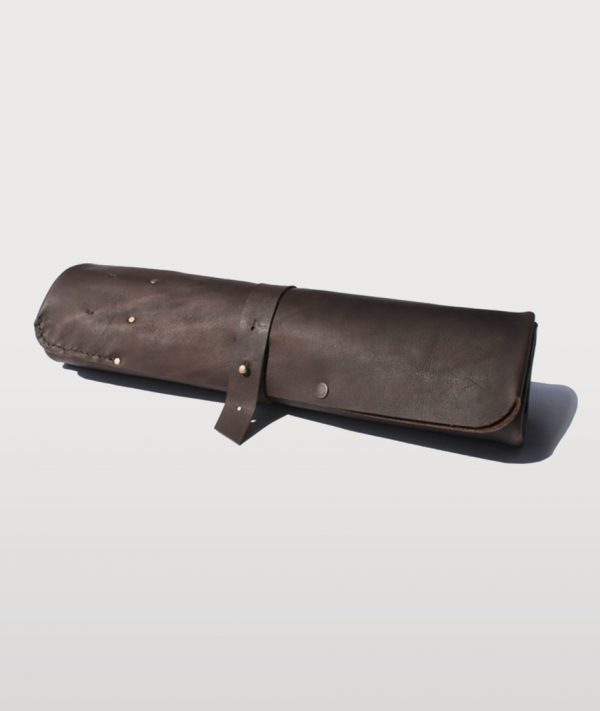 Major John Leather Knife Roll-up Bag - Shopfox
