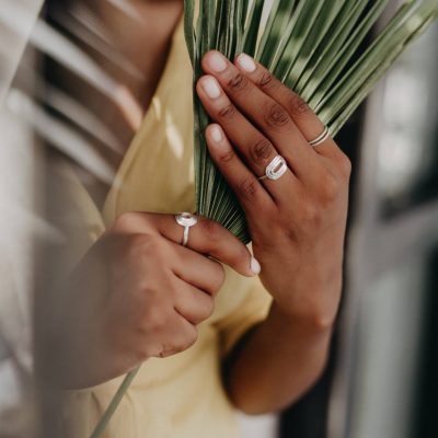 Maiden Stone - Oval Step Ring - Shopfox