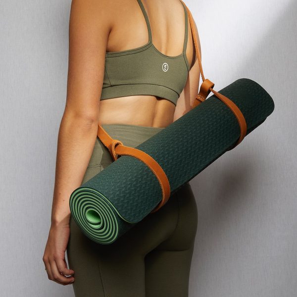 Acorn Leather Yoga Mat Strap - back - Shopfox