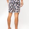 GiLo Lifestyle Mens Grey Daisy Hybrid Lifestyle Shorts back - Shopfox