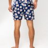 GiLo Lifestyle Mens Navy Daisy Hybrid Lifestyle Short back - Shopfox