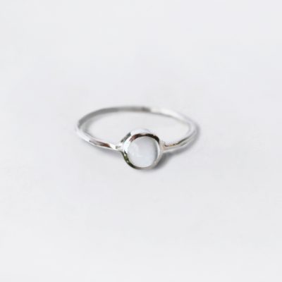 Kinkel Jewellery - Wavy Rainbow Moonstone Ring - Shopfox