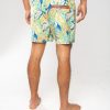GiLo Lifestyle Mens Toucan Orange & Sage Swim Shorts - back - Shopfox