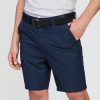 GiLo Lifestyle Mens Navy Blue Hybrid Golf Short front - Shopfox