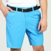 GiLo Lifestyle Mens Sky Blue Hybrid Golf Shorts - front - Shopfox