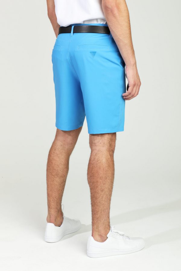 GiLo Lifestyle Mens Sky Blue Hybrid Golf Shorts - back - Shopfox