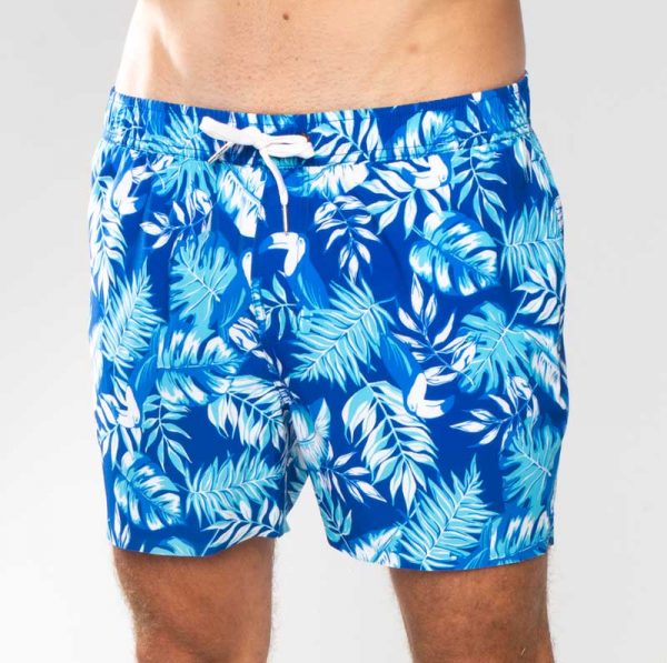 Gilo Lifestyle Toucan Blues Swim Shorts - front - Shopfox