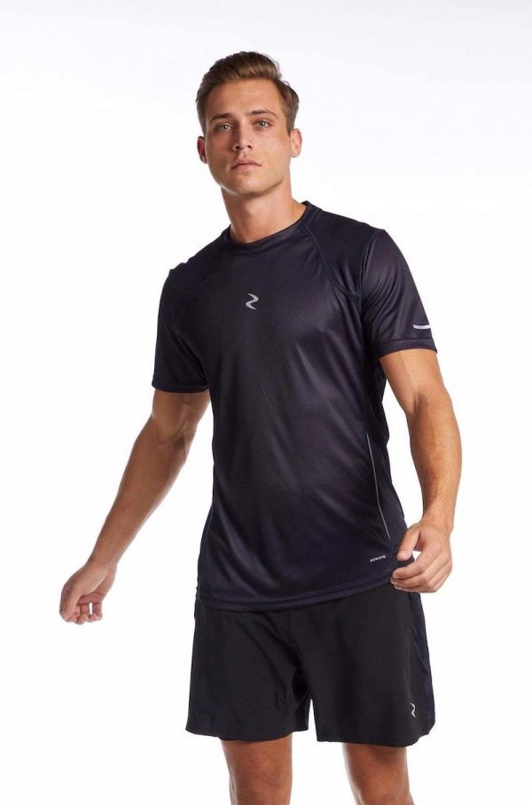 Solus Sport - Aerate Rush fitted running t-shirt - front -Shopfox
