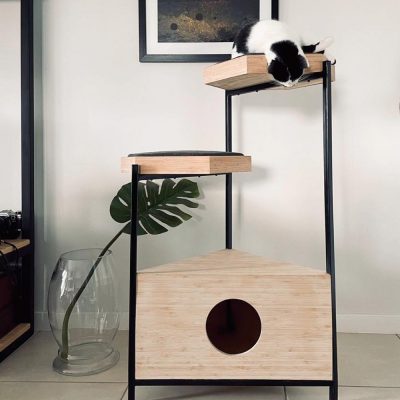 Jelico Apollo Cat Tower full view - Shopfox