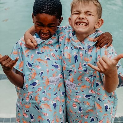 Salty C Kids Quick Dry-Changing Poncho - Shopfox