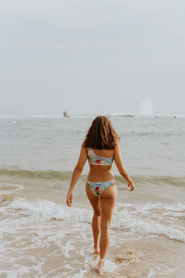 Salty C One Shoulder Bikini Back view - Shopfox