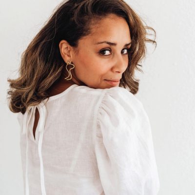 Alice Puff Sleeve Linen Top - Shopfox