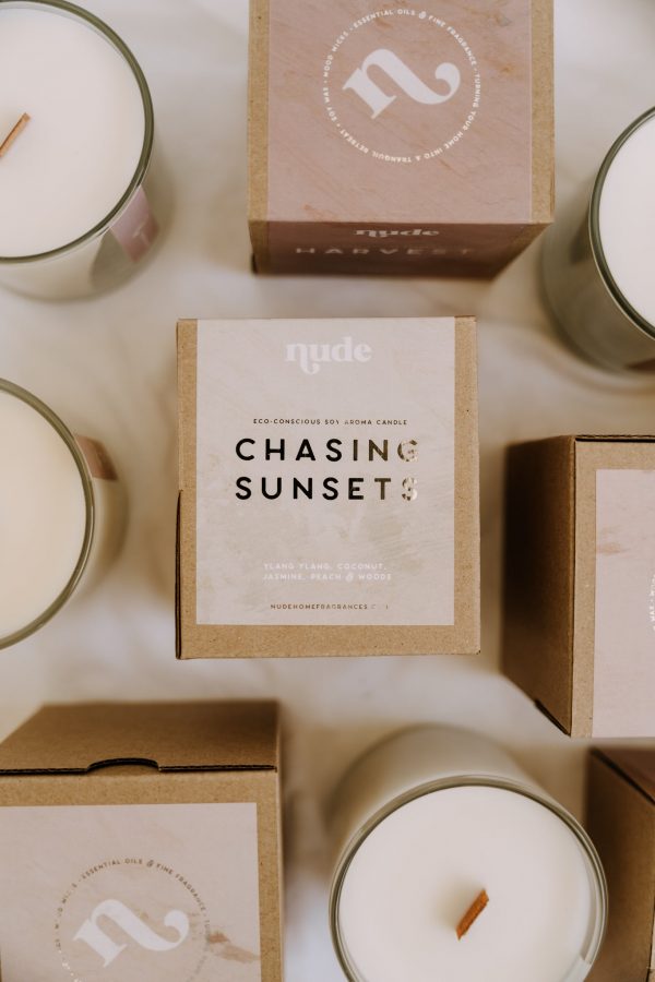 Nude Home Fragrances - Chasing Sunsets Candles - Shopfox