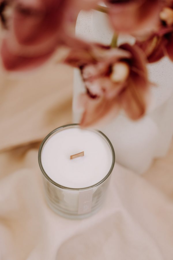Nude Home Fragrances - Harvest Glass Wood Candle - Shopfox