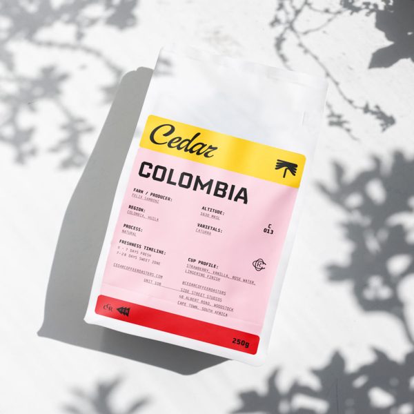 Colombia Felix Samboni natural - Cedar Coffee Roasters - Shopfox