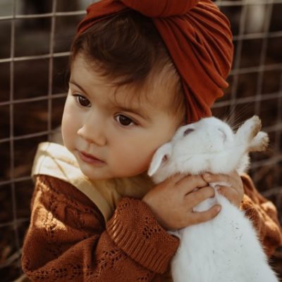 Issa Bella Knotz - Donut Turban - Rust - Shopfox