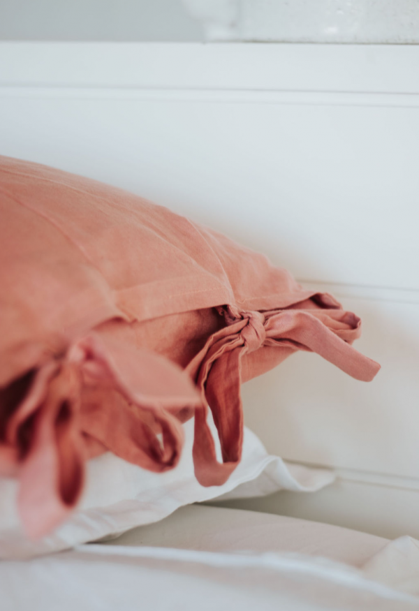 Love Your Home - Linen Pillow Case - Dusty Pink - Shopfox