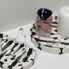 Casa Cosmos - Round Black & White Splat Tray - Shopfox