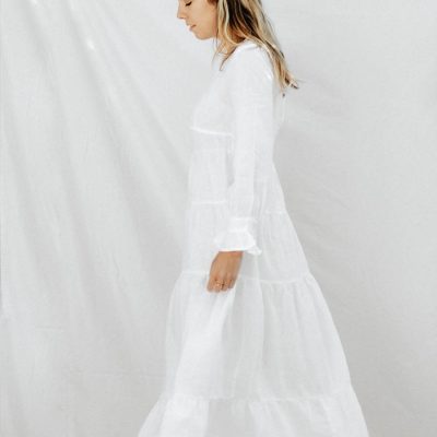 Dawn to Dusk Collections - Ananda Dress Long sleeve - Shopfox