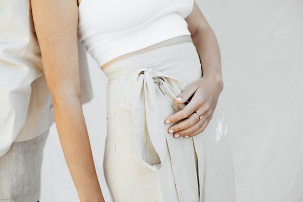 Dawn to Dusk Collections - Vimala Wrap Skirt - Natural - Shopfox