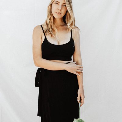 Dawn to Dusk Collections - Sitara Crop Top - Black - Shopfox