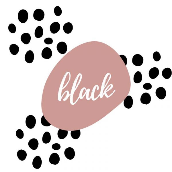 Stickit Designs - Lots of Black Dots Wall Stickers - Peel and Stick - Shopfox