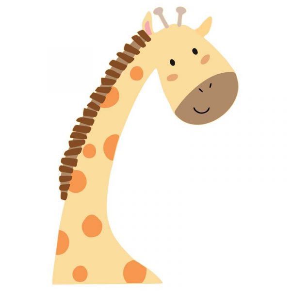 Stickit Designs - Peeking Giraffe Wall Stickers - Shopfox