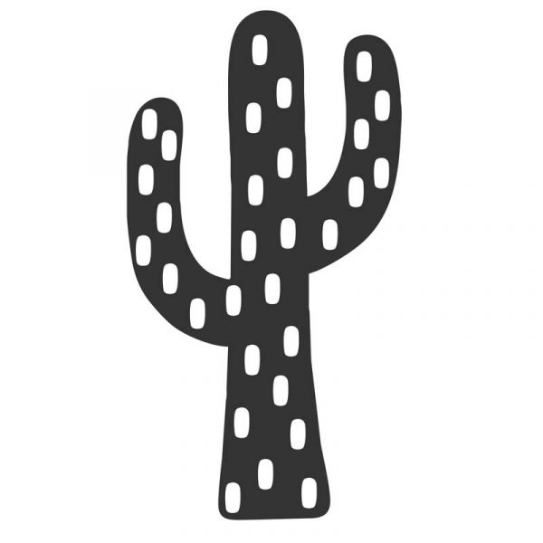 Stickit Designs - Black Cacti Wall Sticker - Shopfox