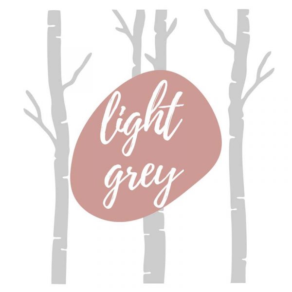 Stickit Designs -Light Grey Trees Wall Stickers - Peel and Stick - Shopfox