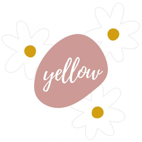 Stickit Designs - Small Yellow Daisies Wall Stickers - Shopfox