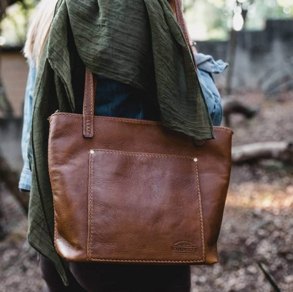 Wanderer Handcrafted Leather- Lilah Leather Handbag - Shopfox