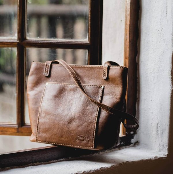 Wanderer Handcrafted Leather- Lilah Leather Handbag - Shopfox