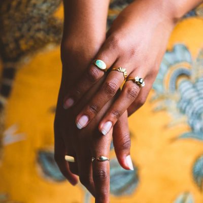 Maiden Stone - Gold Tyde Ring - Shopfox