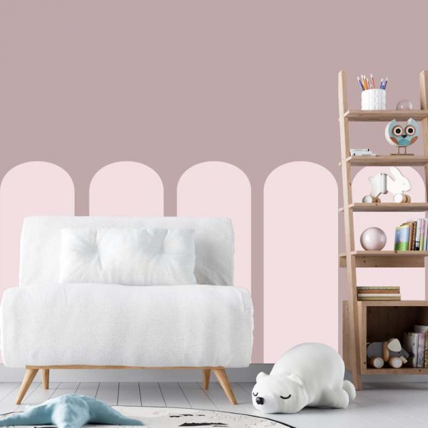 Stickit Designs - Pink Long Arch Wall Stickers - Shopfox