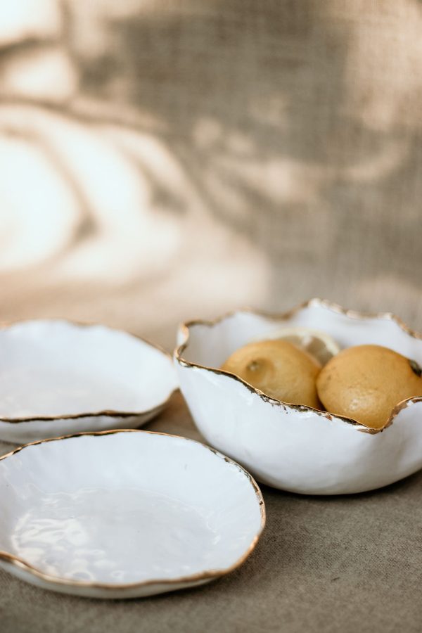 Passionfruit Ceramics - Gold Edged Bowl - Shopfox