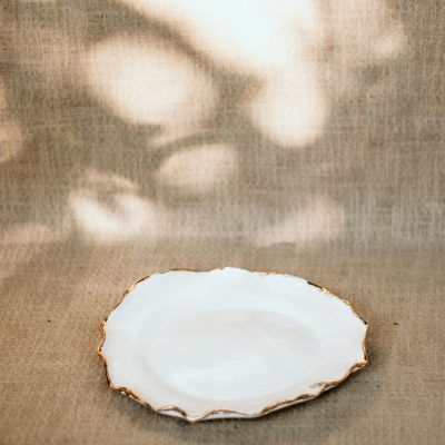 Passionfruit Ceramics - Gold Edged Small Plate - Shopfox