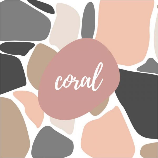 Stickit Designs - Coral Terrazzo Wall Stickers - Shopfox