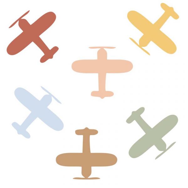 Stickit Designs - Small Aeroplanes Wall Stickers - Shopfox