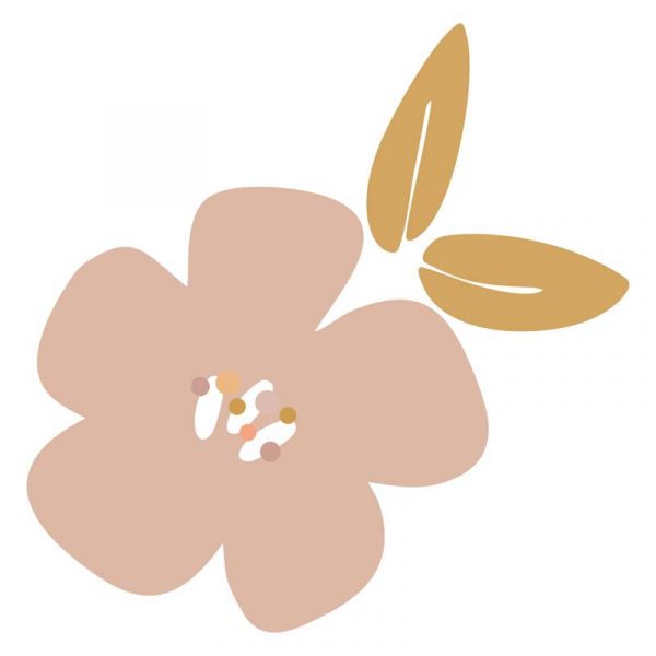 Stickit Designs - Small Flowers and Leaves Wall Stickers - Shopfox