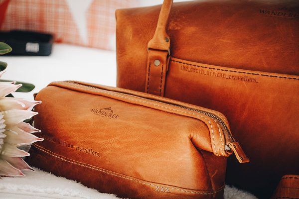 Wanderer Handcrafted Leather - Leather Toiletry bag - Shopfox
