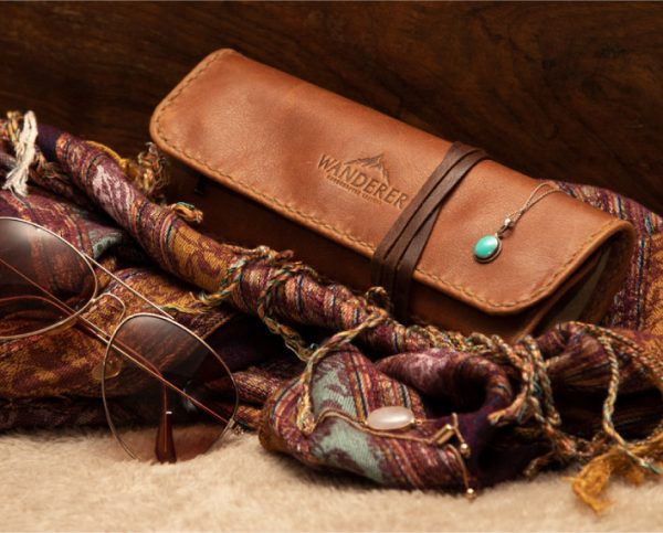 Wanderer Handcrafted Leather - Leather Jewellery Organiser - Shopfox