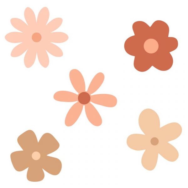 Stickit Designs - Autumn Flowers Wall Stickers - Shopfox