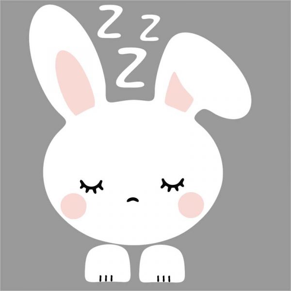 Stickit Designs - Sleeping Bunny Wall Stickers - Shopfox