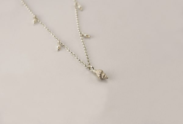 Kinkel Jewellery - Baby Conch Pearl Charm Necklace - Shopfox